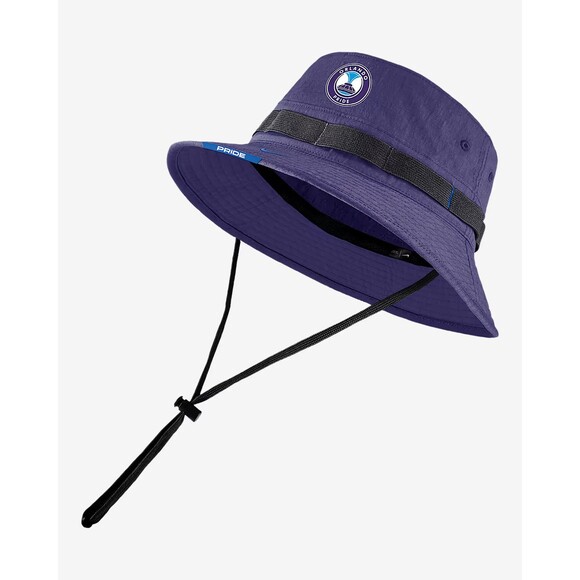 Nike Orlando Pride Sideline Boonie Bucket Hat Cap Purple OSFM Dri-Fit Soccer NEW - Picture 1 of 8